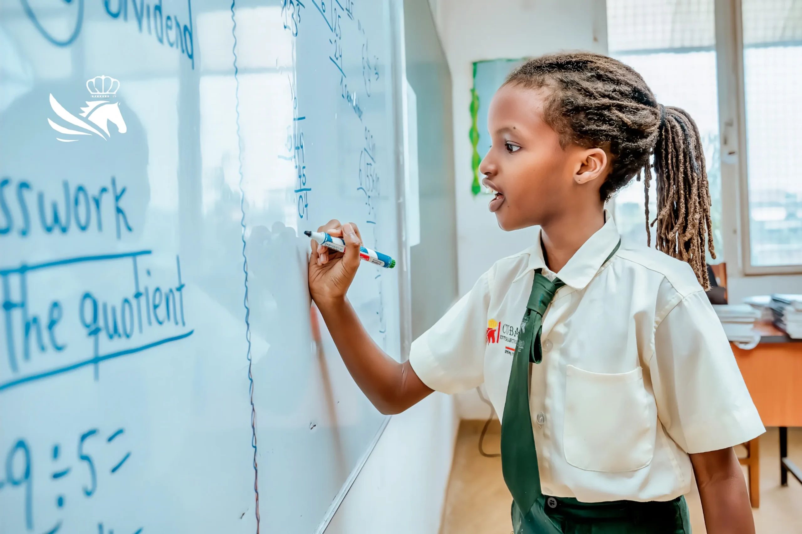 Students at Cubahiro International School campus